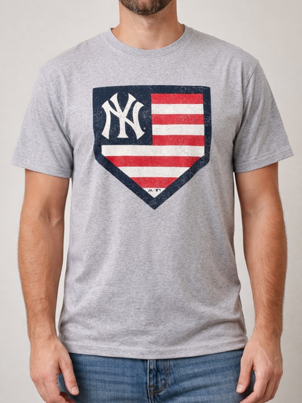 🇺🇸 NWOT NY Yankees Americana Graphic Tee | Majestic | Men’s Large | 🇺🇸⚾️